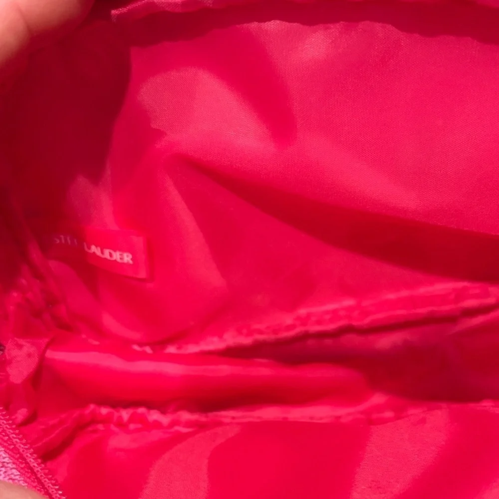 Lilly Pulitzer for Estée Lauder Floral Pink and Green Cosmetic Bag